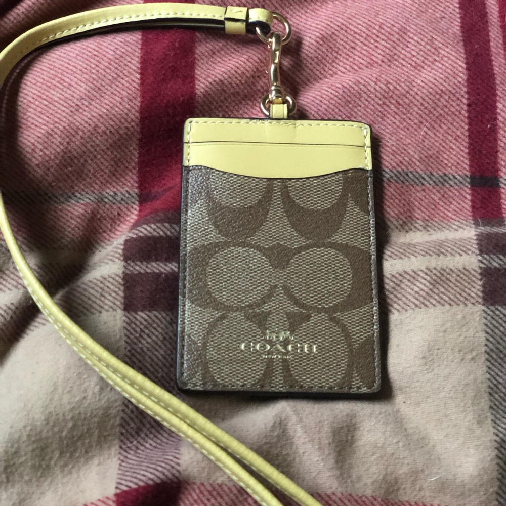 Coach lanyard